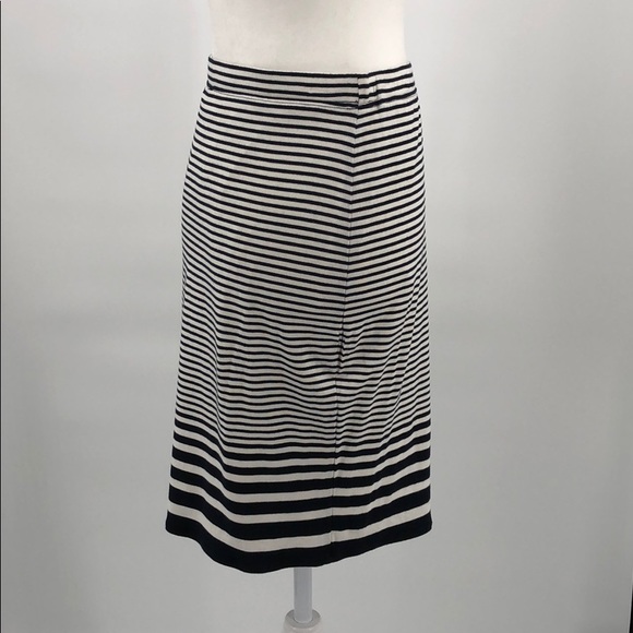 Max Studio Modal Black and Off White Skirt Size L - Picture 5 of 7